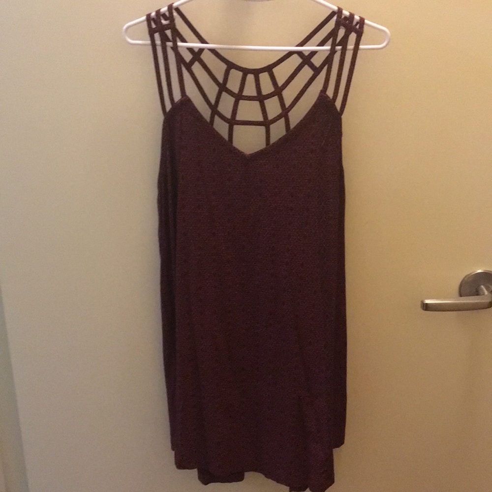 RVCA burgundy tunic